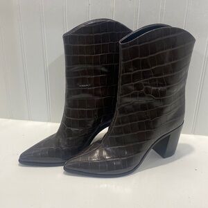 Schutz brown ankle boots size 8